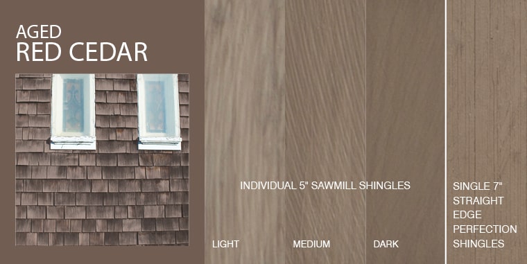 Rustic shake siding