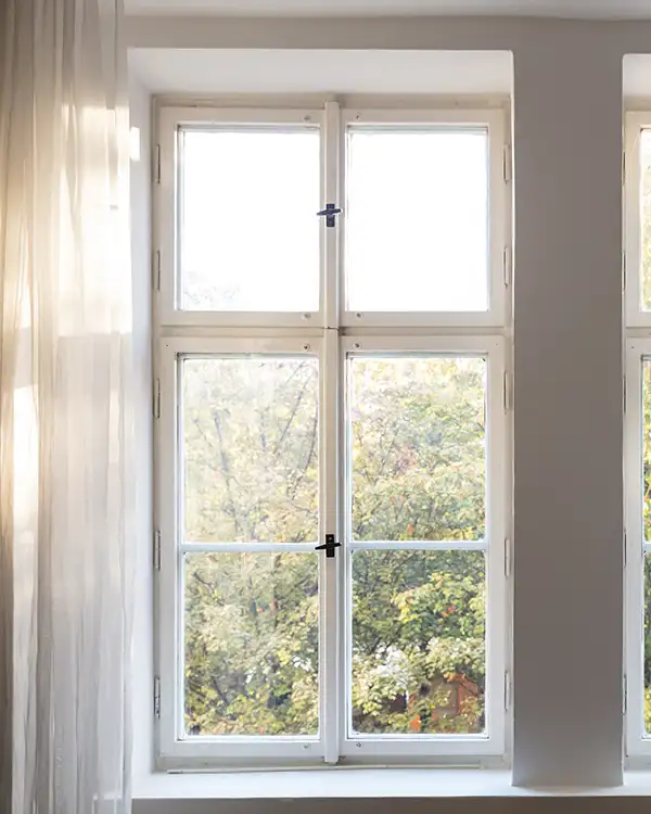 Windows inside a home
